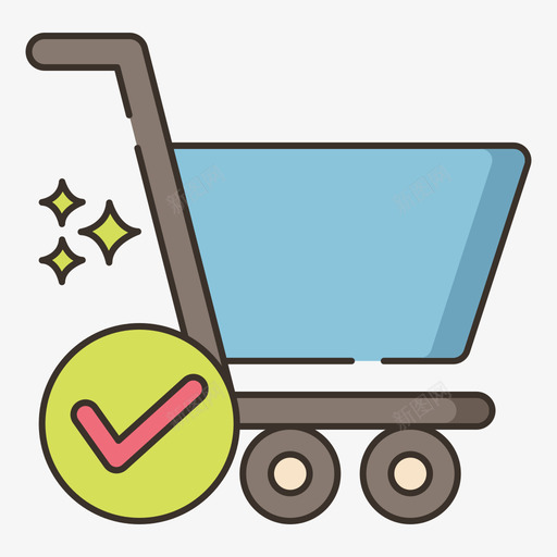 结帐网络商店2线性颜色图标svg_新图网 https://ixintu.com 商店 线性 结帐 网络 颜色