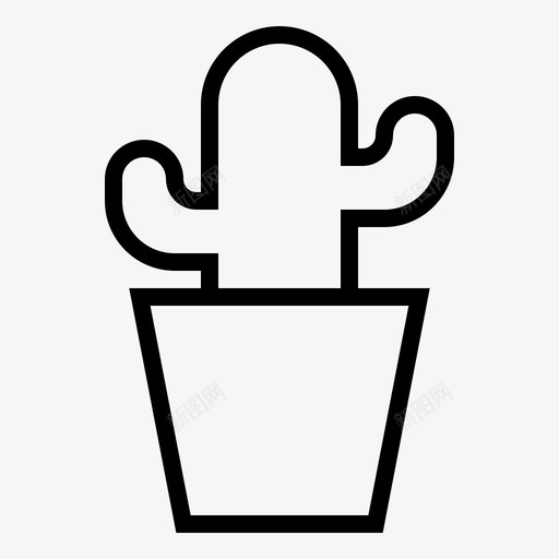 采购产品仙人掌装饰家具图标svg_新图网 https://ixintu.com 产品 仙人掌 家具 家居 植物 生活 盆栽 装饰 采购