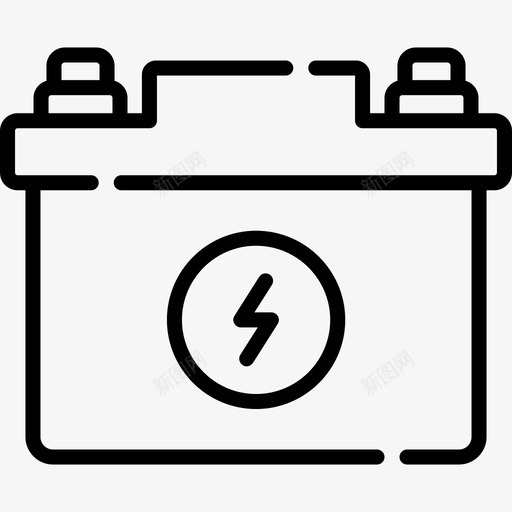 电池电工工具和元件线性图标svg_新图网 https://ixintu.com 元件 工具 电工 电池 线性