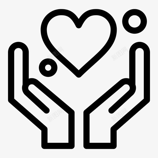 手心爱图标svg_新图网 https://ixintu.com 动机 商业 黑体