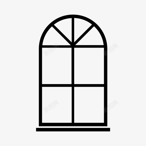 窗户家图标svg_新图网 https://ixintu.com 窗户