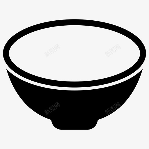 碗谷类食品牛奶容器图标svg_新图网 https://ixintu.com 图标 字形 宠物 容器 牛奶 营养餐 谷类 食品