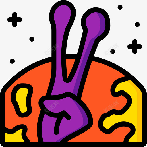 外星人外星人不明飞行物8线性颜色图标svg_新图网 https://ixintu.com 不明飞行物 外星人 线性 颜色