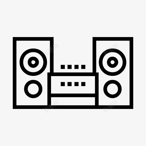 扬声器音频家庭影院图标svg_新图网 https://ixintu.com 家庭影院 扬声器 现代科技 科技 音响 音频