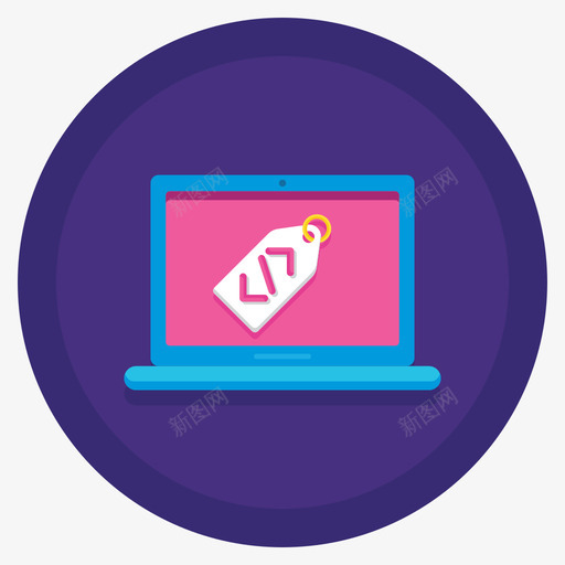 标签网络营销平面循环图标svg_新图网 https://ixintu.com 平面 循环 标签 网络营销