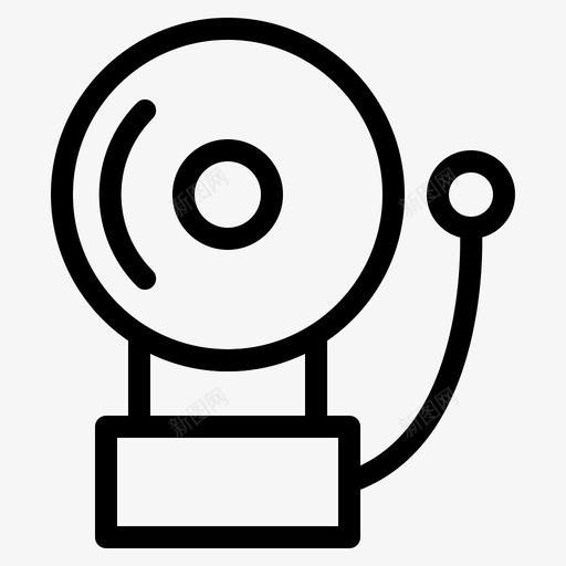 闹钟铃声学校图标svg_新图网 https://ixintu.com 学校 校队 铃声 闹钟