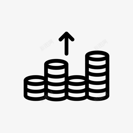 钱自动取款机银行图标svg_新图网 https://ixintu.com 取款机 美元 自动 银行 黄金