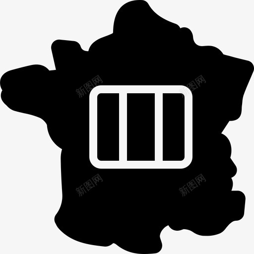 法国国旗地点图标svg_新图网 https://ixintu.com 国旗 国籍 地点 法国 爱国