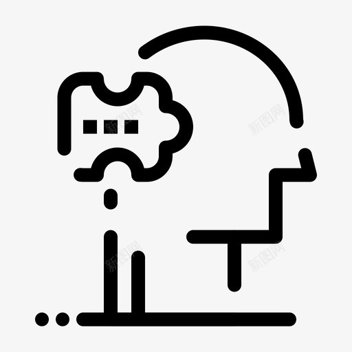精神病学心理学谜题图标svg_新图网 https://ixintu.com 动机 商业 心理学 技能 标出 生产力 精神病学 能用 虚线 解决方案 谜题