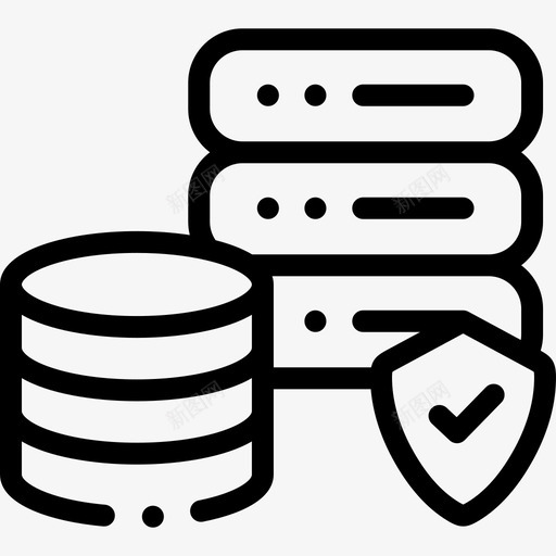 数据保护数据保护35线性图标svg_新图网 https://ixintu.com 保护 数据 线性
