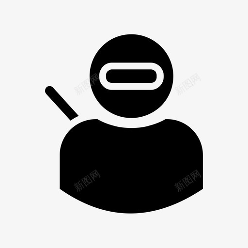人物头像男性图标svg_新图网 https://ixintu.com 个人资料 人物 头像 档案 用户 男性
