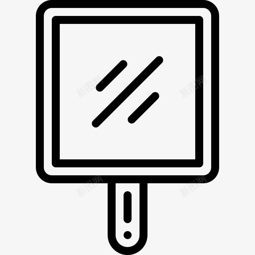 镜子理发师理发店图标svg_新图网 https://ixintu.com 发型 头发 理发师 理发店 镜子