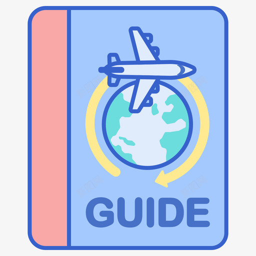 旅游指南冬季旅行线性颜色图标svg_新图网 https://ixintu.com 冬季 旅游指南 旅行 线性 颜色