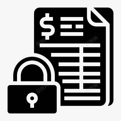 证券账户授权图标svg_新图网 https://ixintu.com 会计 授权 稳健 证券 财务 账户