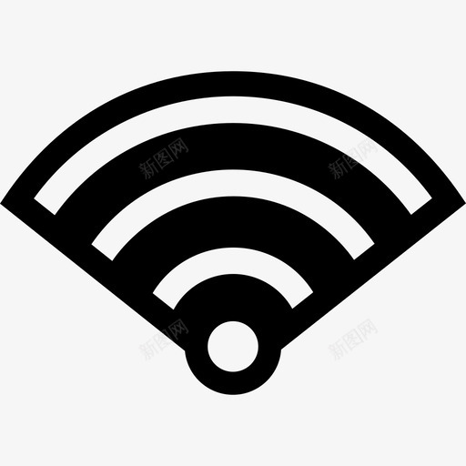 wifi通讯互联网图标svg_新图网 https://ixintu.com wifi 互联网 基本 网络 设置 通讯