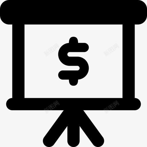 演示文稿办公室演示文稿4已填充图标svg_新图网 https://ixintu.com 办公室 填充 文稿 演示
