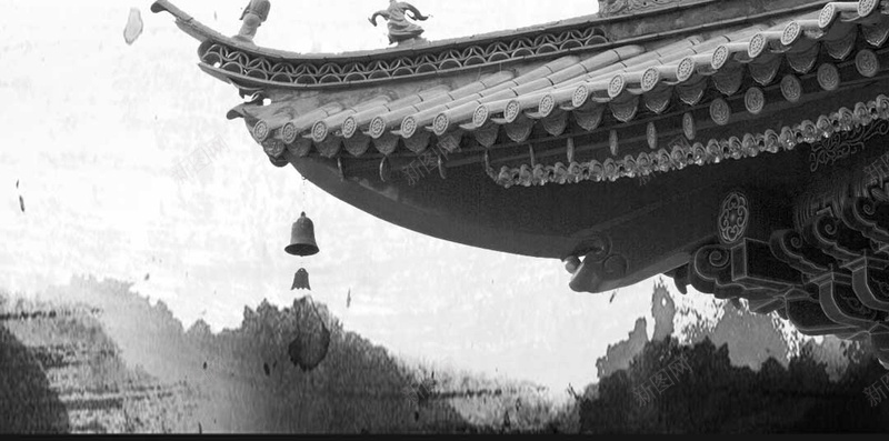 灰色中国风企业文化PSD分层H5背景素材psd设计背景_新图网 https://ixintu.com 灰色 中国风 企业文化 背景素材 水墨画 PSD分层 H5 山 古建筑 房檐
