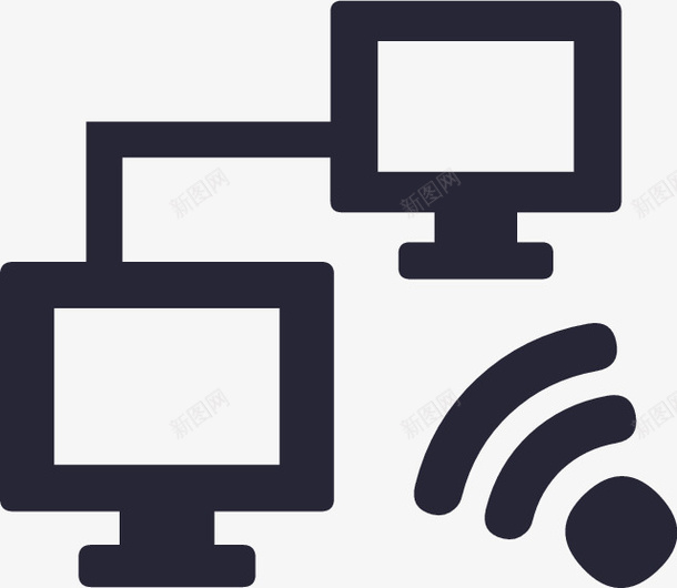 有线网卡图标png_新图网 https://ixintu.com 有线网卡