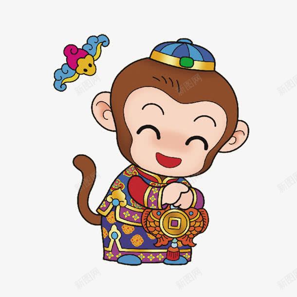 背景金猴贺岁png免抠素材_新图网 https://ixintu.com png 素材 背景 贺岁 金猴