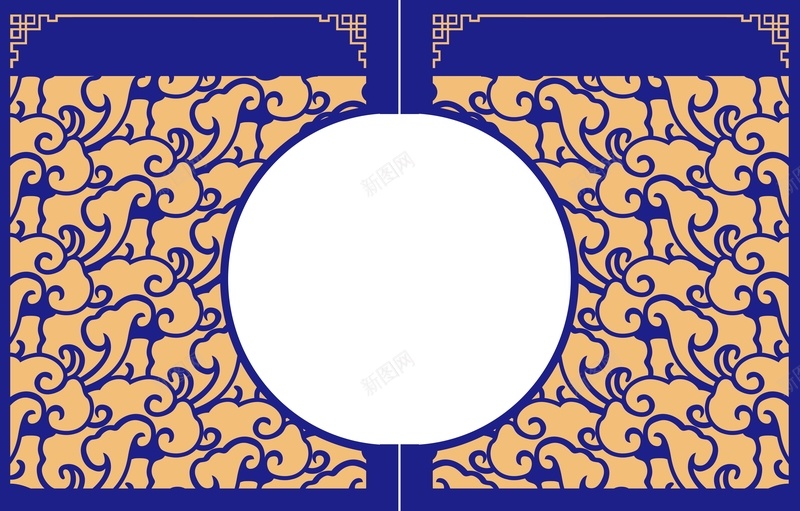 中国风古典花纹展板背景psd设计背景_新图网 https://ixintu.com 中国风 古典 展板 背景 花纹 质感 纹理