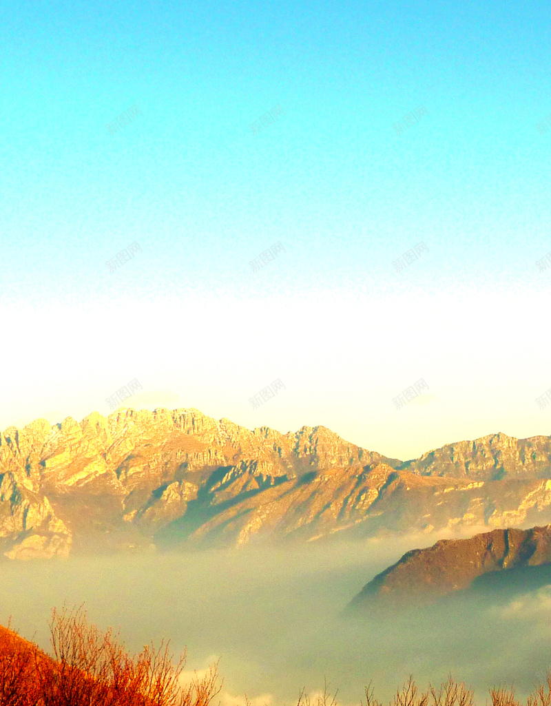 蓝天白云红山H5背景素材jpg设计背景_新图网 https://ixintu.com 动漫蓝天白云图片 宣传H5背景素材 微信活动 摄影 文化 白云 红山 蓝天