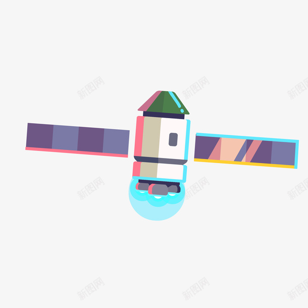 创意外太空卫星矢量图eps免抠素材_新图网 https://ixintu.com 免扣PNG 创意 卡通 卫星 太空 扁平 手绘 时尚 科技 矢量图