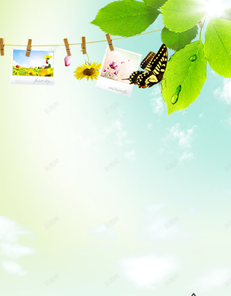 春色满园绿色清新H5背景psd设计背景_新图网 https://ixintu.com 春上新 春季上新 春款 春色满园 春装 春装上新 春装新品 清新 清新背景 绿色