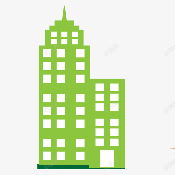 绿色豪华酒店矢量图eps免抠素材_新图网 https://ixintu.com 矢量素材 绿色 豪华 豪华酒店 酒店 矢量图