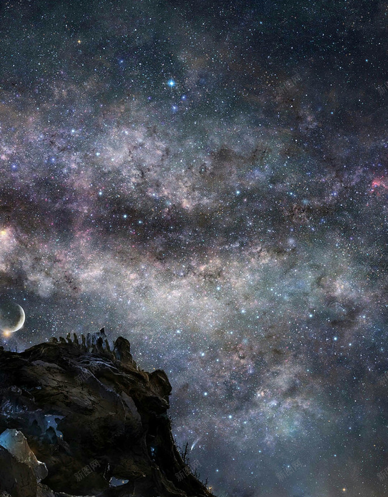 黑夜天空H5背景素材jpg设计背景_新图网 https://ixintu.com 云彩 什么 天空 星光 黑夜 乌云 月亮 H5背景 素材 天空背景 黑夜天空