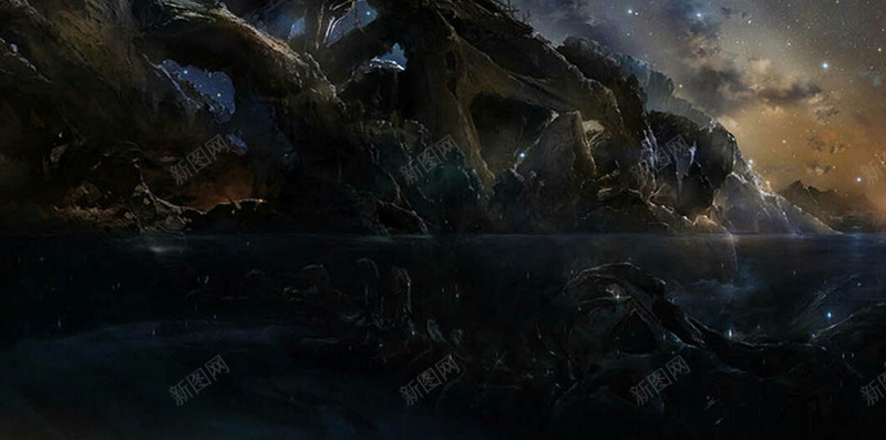 黑夜天空H5背景素材jpg设计背景_新图网 https://ixintu.com 云彩 什么 天空 星光 黑夜 乌云 月亮 H5背景 素材 天空背景 黑夜天空