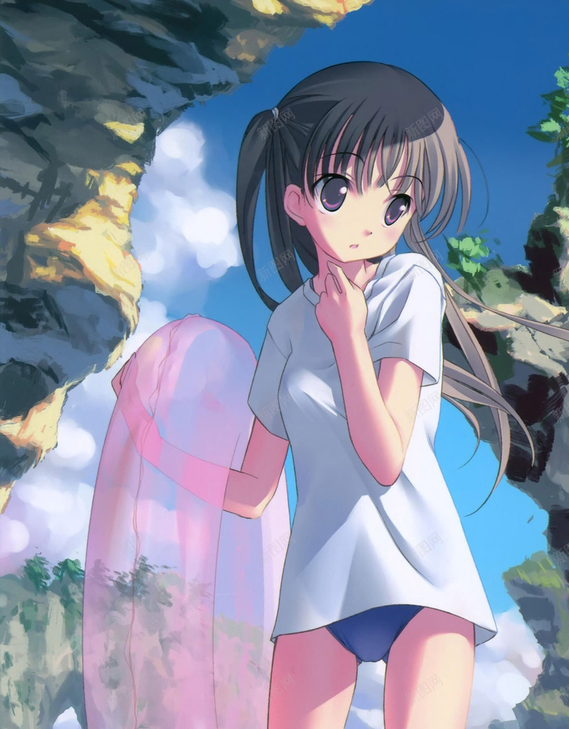 手绘女孩游泳H5背景jpg设计背景_新图网 https://ixintu.com 动漫 女孩 手绘 游泳 漫画 H5 h5 卡通 童趣