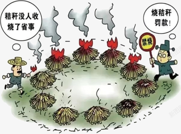 焚烧秸秆罚款png免抠素材_新图网 https://ixintu.com 焚烧 秸秆 秸秆焚烧 罚款
