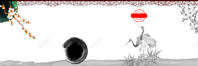酒水中国水墨风背景bannerjpg设计背景_新图网 https://ixintu.com 酒水 中国 水墨风 背景 banner 海报banner 中国风
