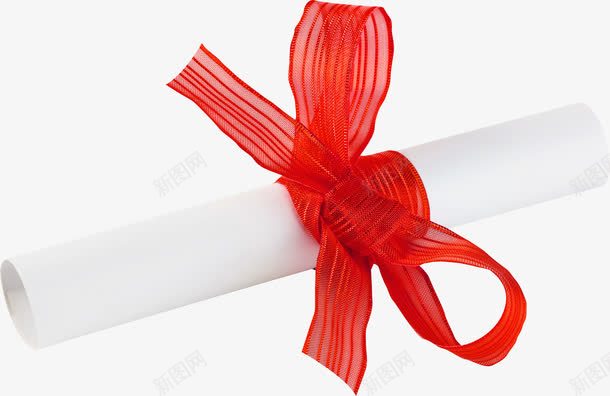 丝带毕业证书png免抠素材_新图网 https://ixintu.com 丝带 毕业 证书