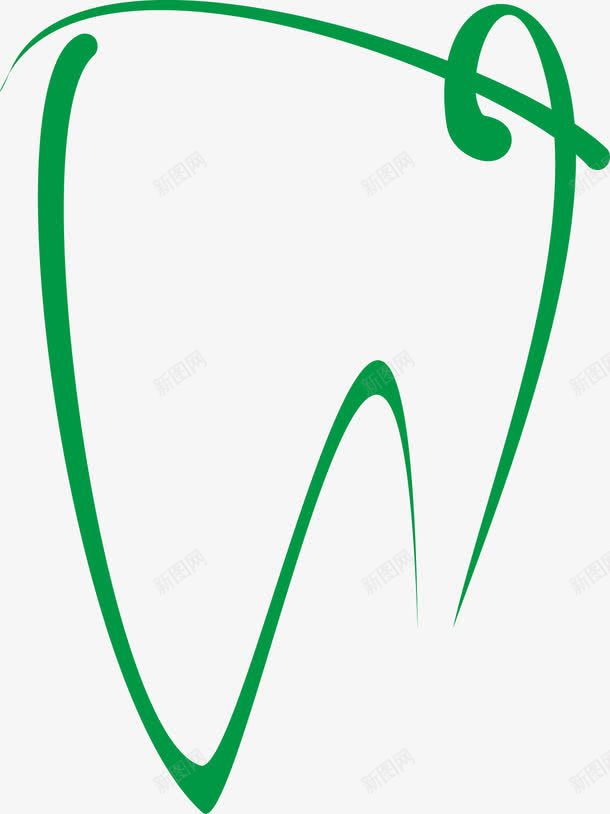 口腔手绘牙png免抠素材_新图网 https://ixintu.com 口腔 手绘 牙