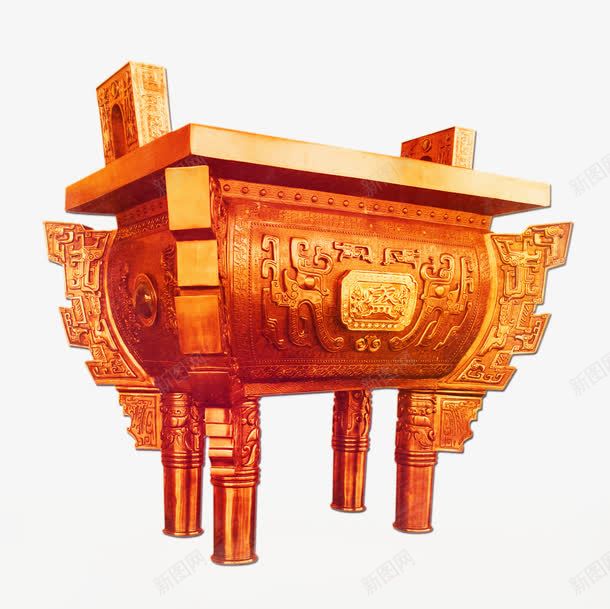 金色大鼎png免抠素材_新图网 https://ixintu.com 金色大鼎 铜鼎 鼎