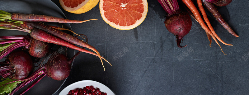 美食背景jpg设计背景_新图网 https://ixintu.com 摄影 橙子 海报banner 美食 美食挂图 萝卜 酷黑 风景