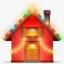 圣诞节房子圣诞节和新年的图标png免抠素材_新图网 https://ixintu.com Christmas House 圣诞节 房子