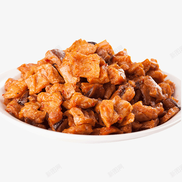 香菇豆干小吃png免抠素材_新图网 https://ixintu.com 补充蛋白质 豆制品 豆干 香菇豆干味