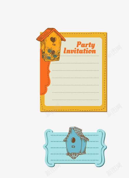 日记png免抠素材_新图网 https://ixintu.com 一页纸 房屋 日记 边框