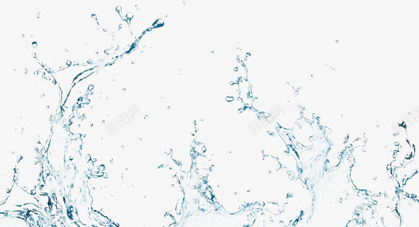 波浪四溅的水花png免抠素材_新图网 https://ixintu.com 喷溅 水流 水花 溅起的水花