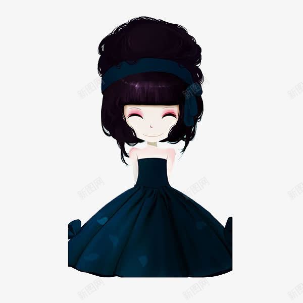 齐刘海小妹妹png免抠素材_新图网 https://ixintu.com 可爱小女孩 小妹妹 淑女 齐刘海