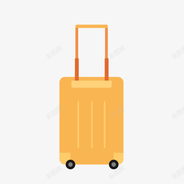 开学季旅行行李箱psd免抠素材_新图网 https://ixintu.com 开学季 插画 插画行李箱 旅游 行李箱
