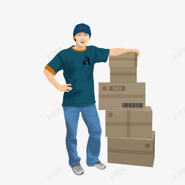 案同城配送送货上门png免抠素材_新图网 https://ixintu.com 同城 同城配送 图案 送货上门 配送