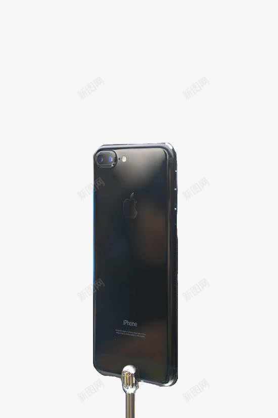 黑色iPhone7png免抠素材_新图网 https://ixintu.com iPhone7 plu 产品实物 细节图 苹果7 苹果7后面 苹果手机 黑色iPhone7
