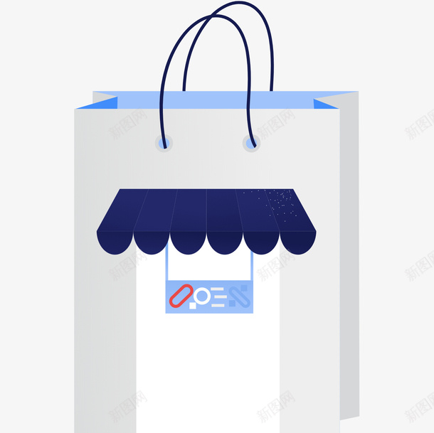 手提袋卡通png免抠素材_新图网 https://ixintu.com 卡通手提袋 手提袋 矢量手提袋 袋子