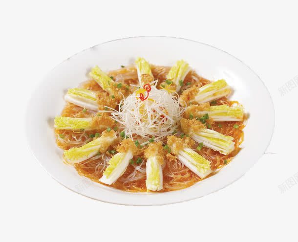 食物素菜png免抠素材_新图网 https://ixintu.com 碗 美食 金针菇 食物