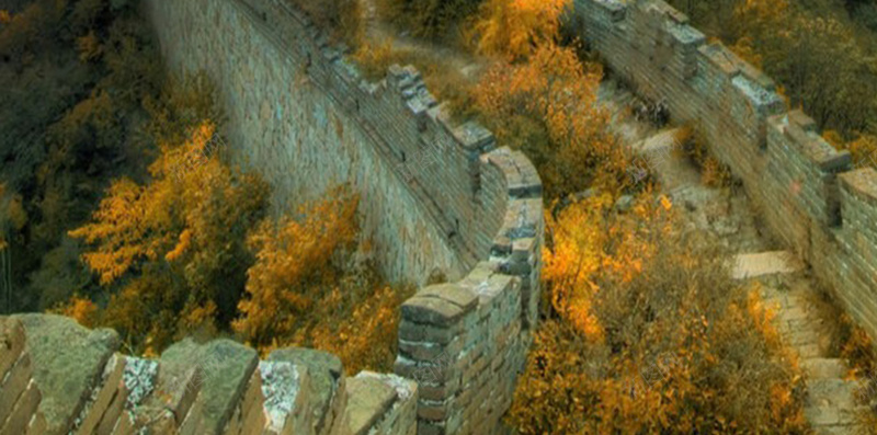 破旧的长城H5素材背景jpg设计背景_新图网 https://ixintu.com 唯美 植物 破旧 长城 黄昏 H5素材