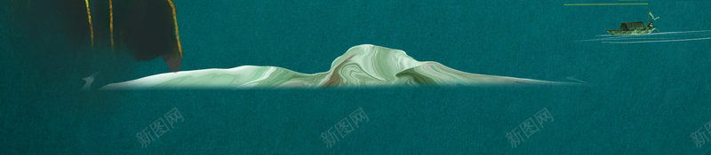 手绘光效仙鹤山水背景图psd设计背景_新图网 https://ixintu.com 光效 仙鹤 山水 背景图 祥云