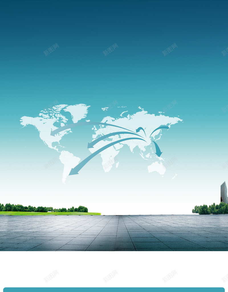 简约地图箭头白色背景psd设计背景_新图网 https://ixintu.com 亚洲 地图 地砖 大地 大楼 树木 欧洲 白色背景 简约 箭头 草地